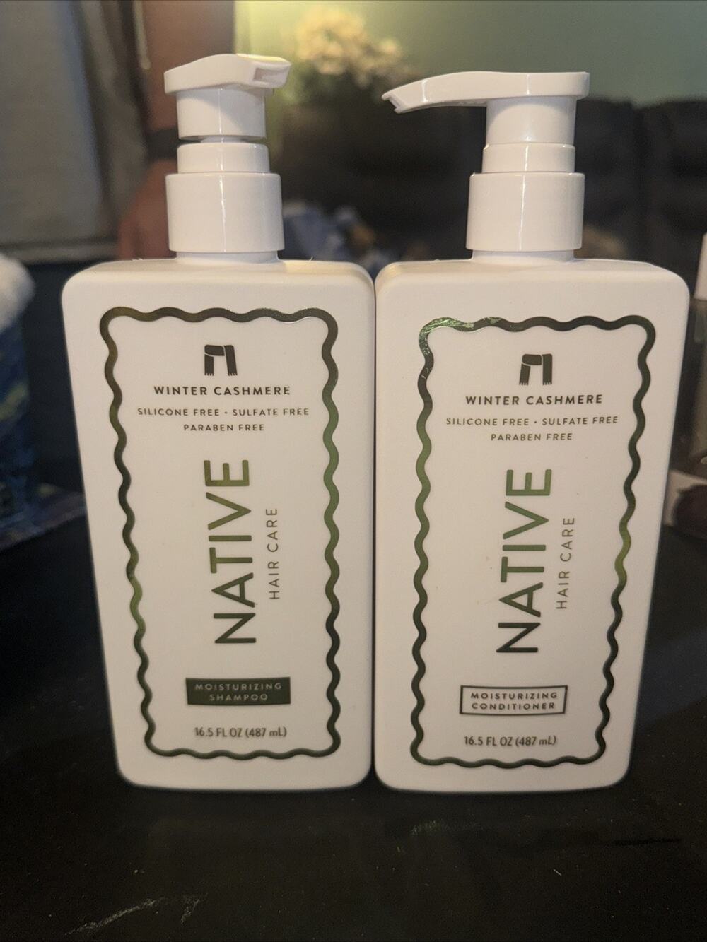 Native Limited Edition Winter Cashmere Shampoo Conditioner set Of 2 16.5 oz New